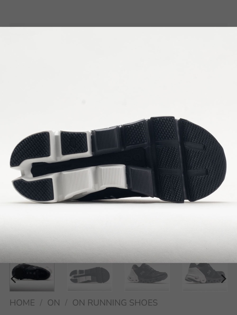 On Cloudflyer 4 Women’s Black/White 11W - Picture 3 of 16